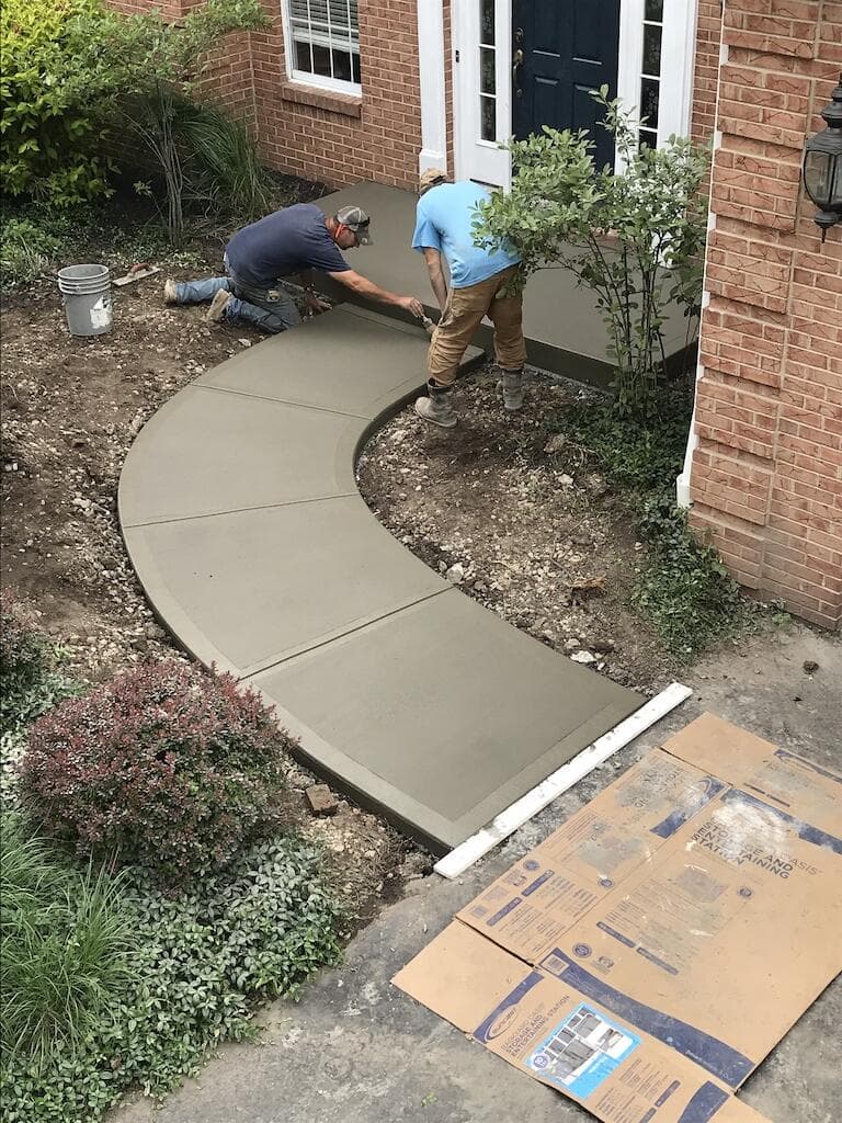 Walkways & Sidewalks project by Curbscapes in the McMurray, PA area