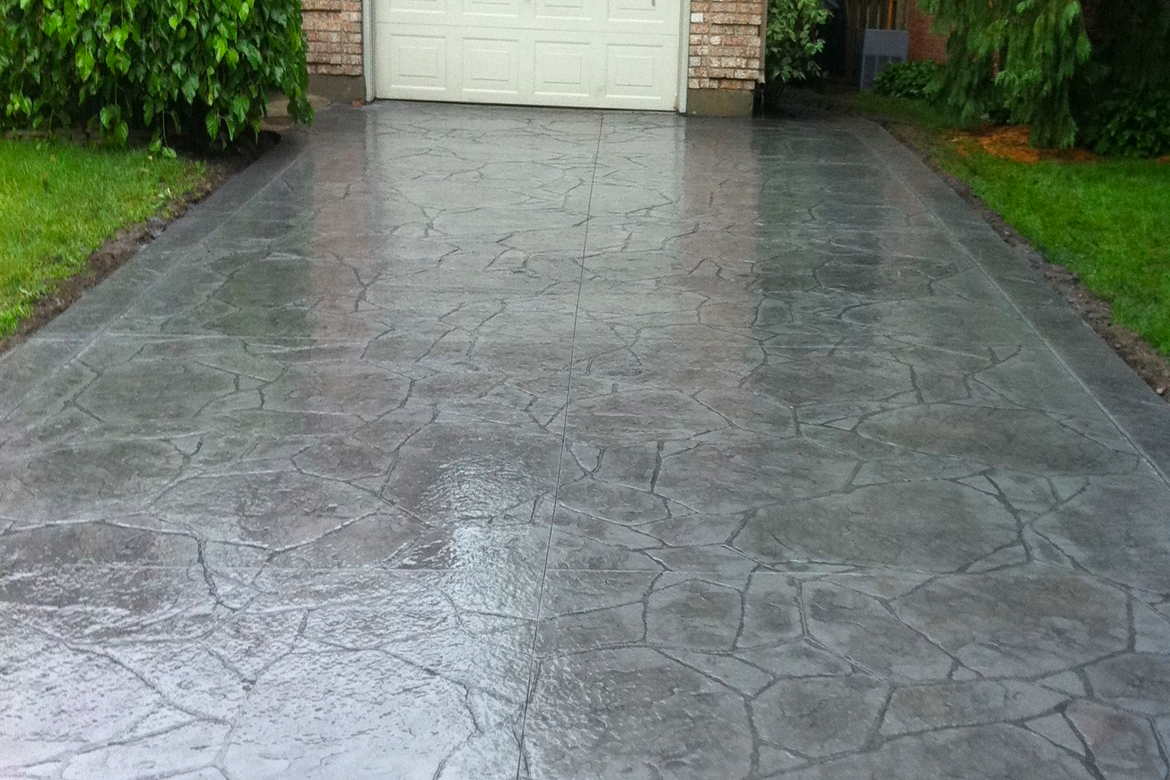 Driveway Stamped Concrete