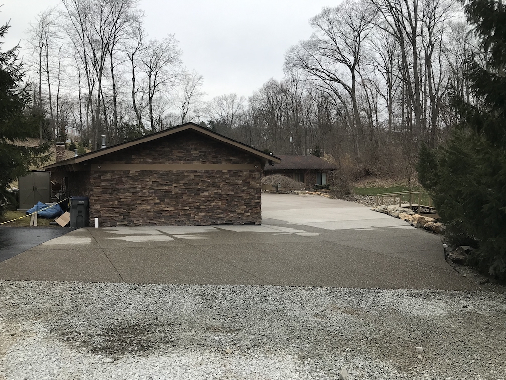 Aggregate driveway 3
