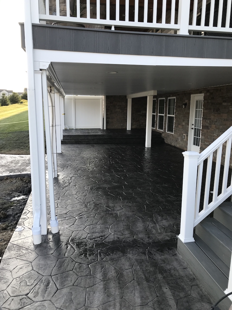 Stamped gray 1 