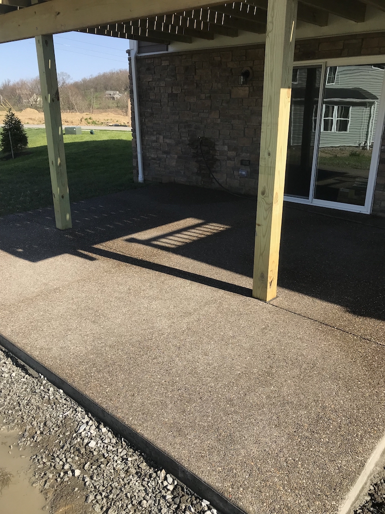 Aggregate patio 3