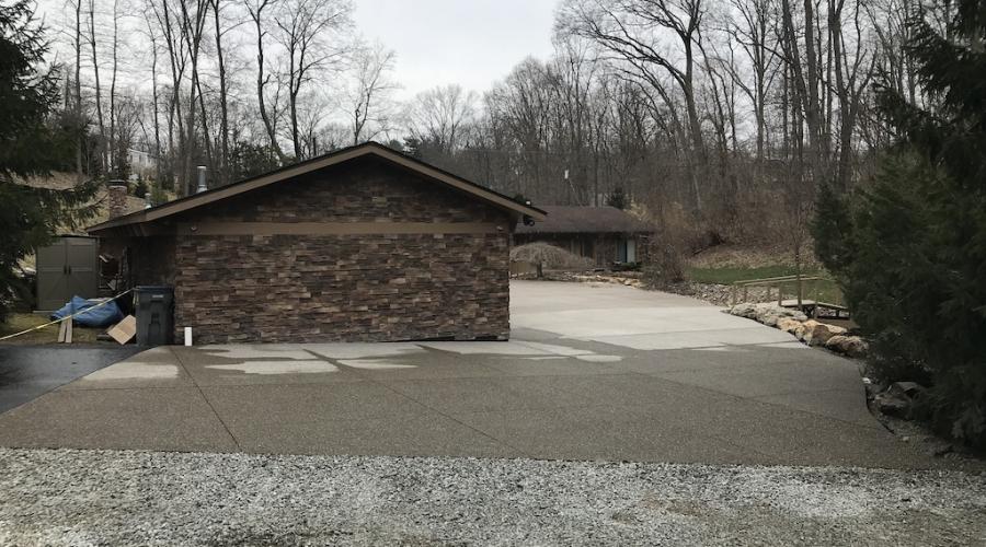 Aggregate driveway 3