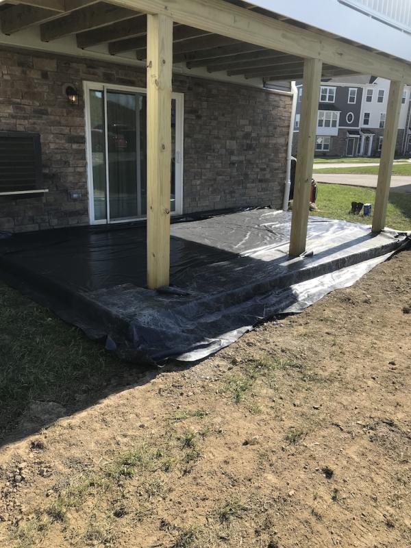 Aggregate patio 1