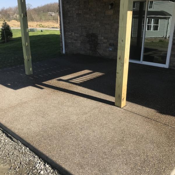 Aggregate patio 3