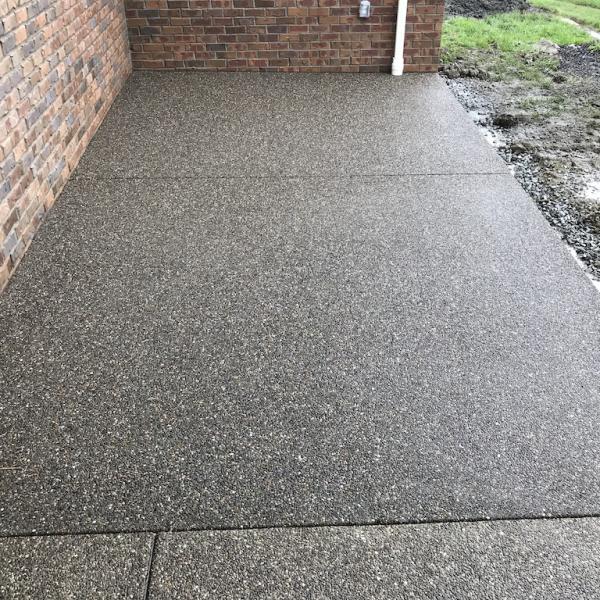 Aggregate patio 4