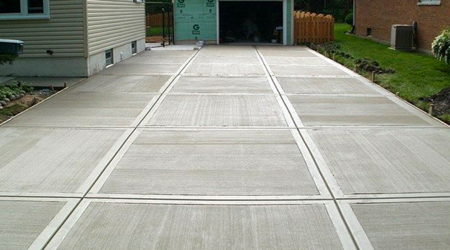 Driveway Broom Finish