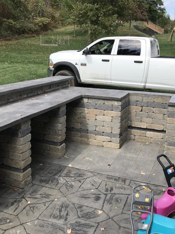 Patio with outdoor kitchen 2