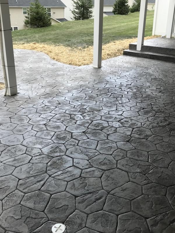 Stamped gray 4